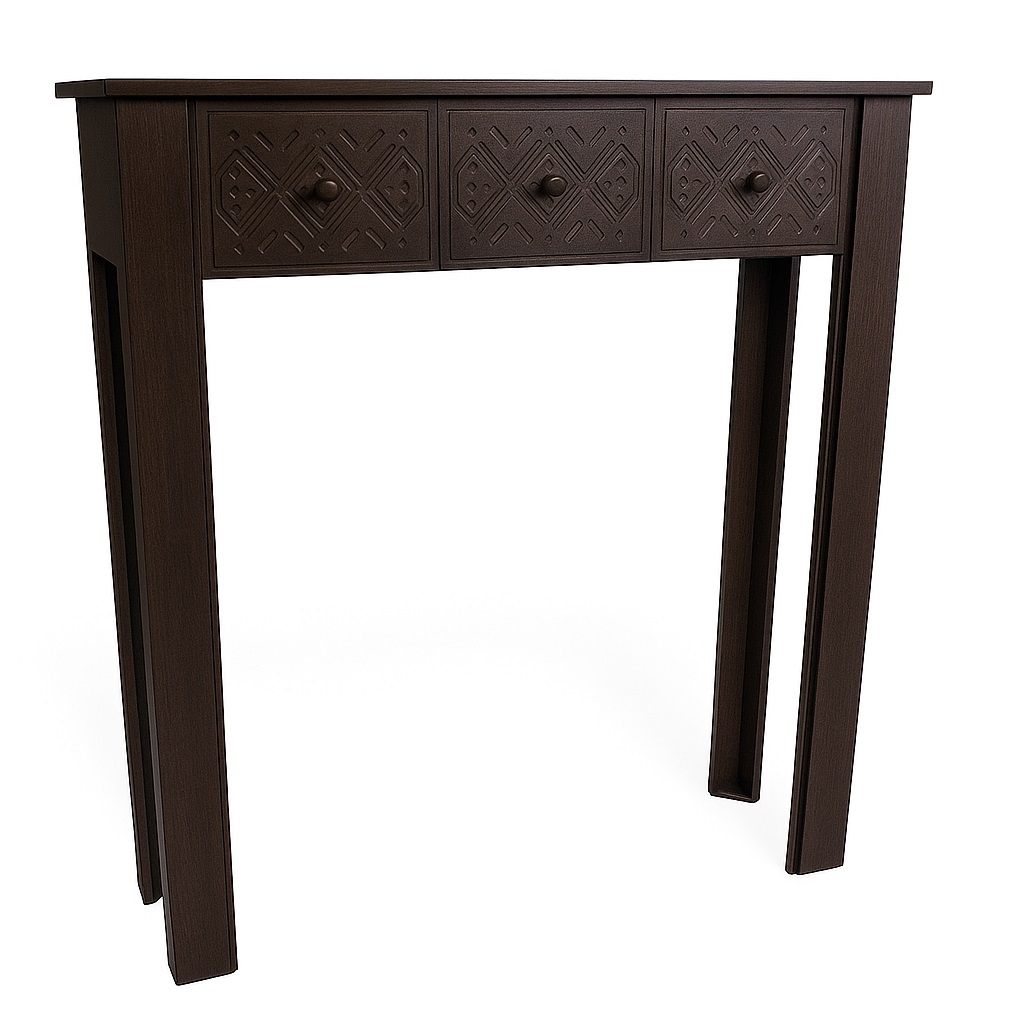 DRESOIRE MARROQUI 3 CAJ 100X30X80 WENGUE